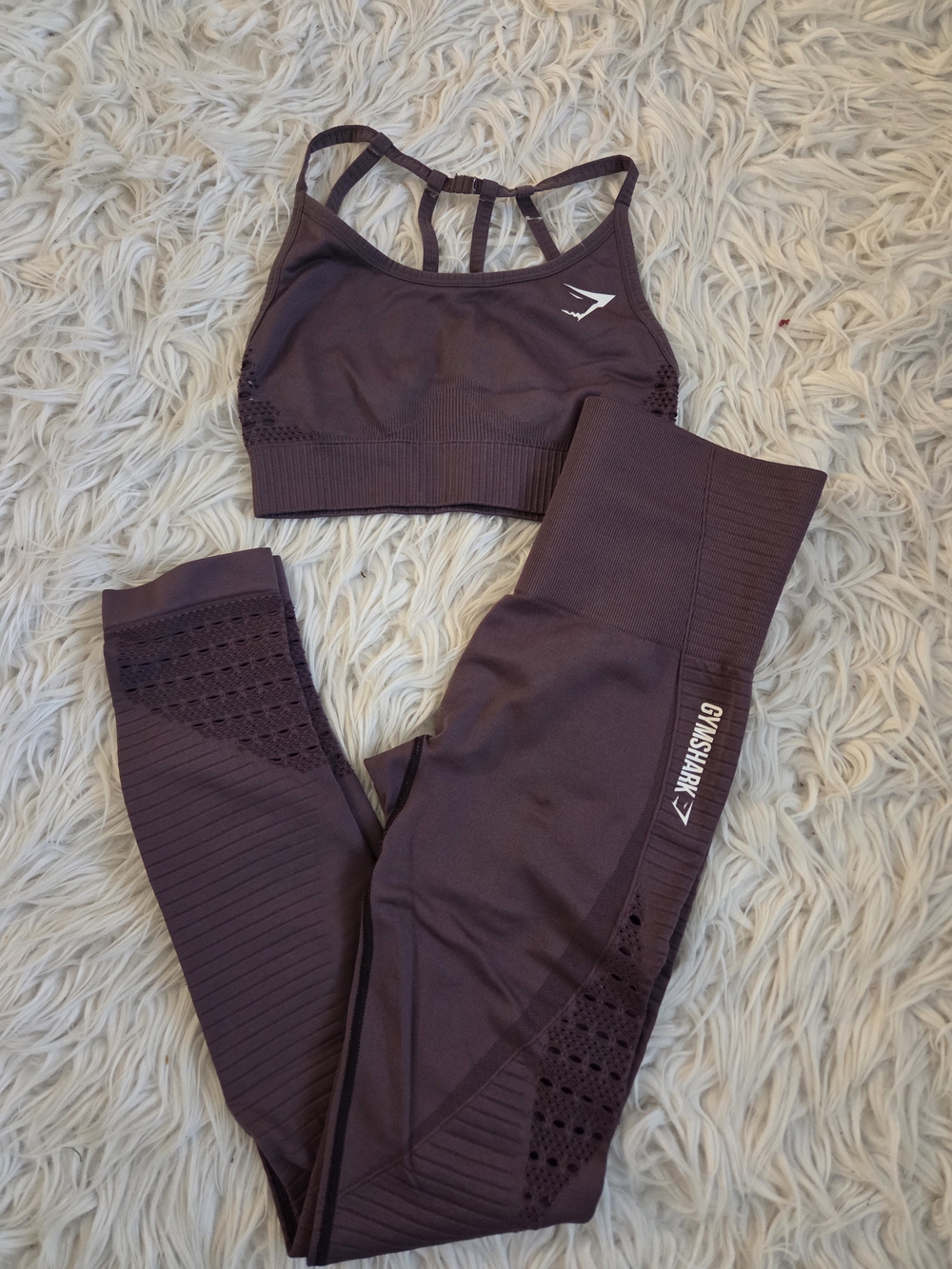Gymshark Purple High Waisted Set
